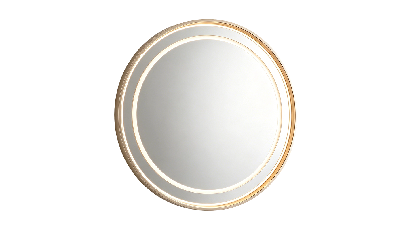 Aurelia round led mirror