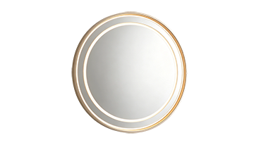 Aurelia round led mirror